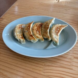 めん屋大黒の手作り餃子