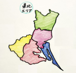 茨城県北エリアの地図