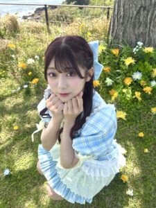 ブルーハワイレモン　衣装　大信田美月　水色　チェック