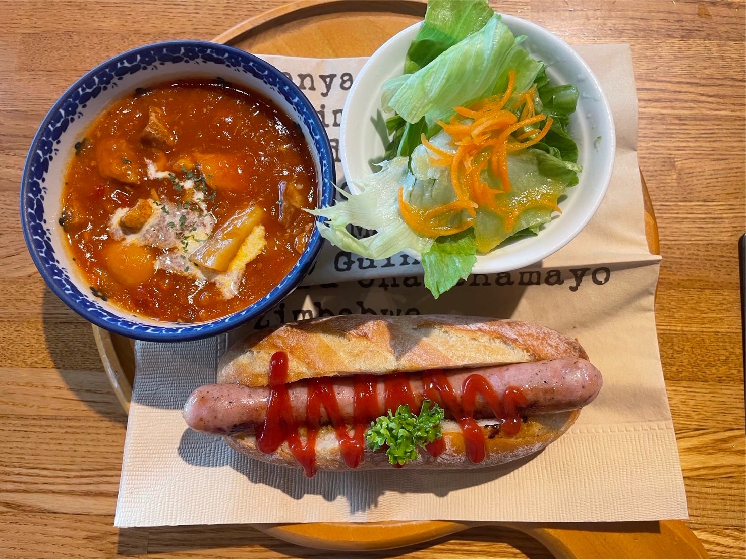 サザコーヒー本店のサザ風ホットパンソーセージ