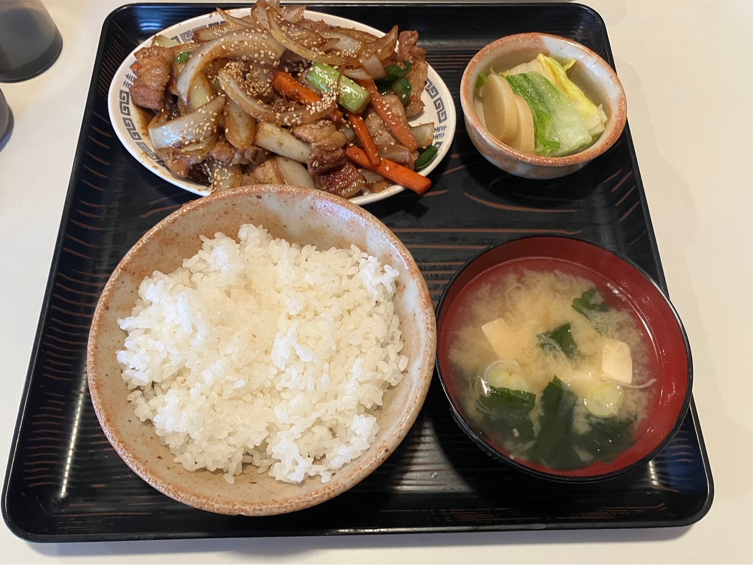 とんかつよしえ　朝せん焼き定食
