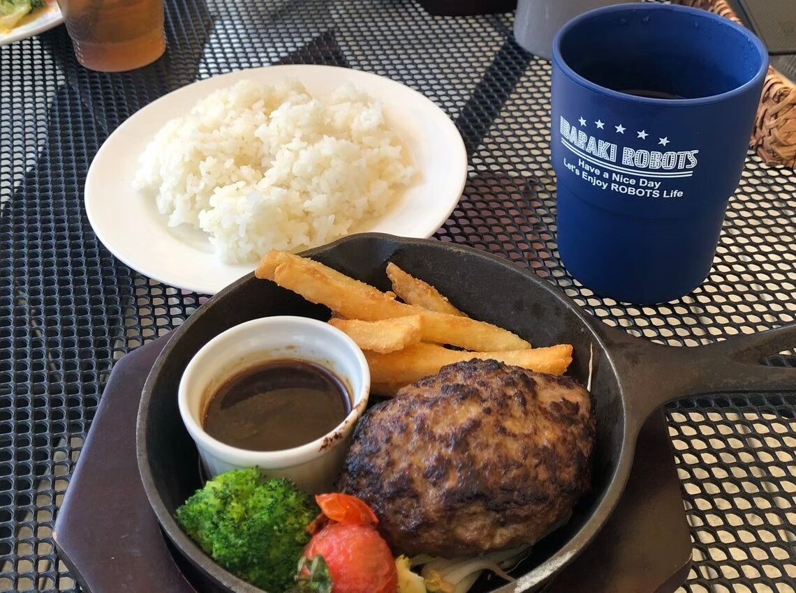 常陸牛100％ハンバーグスキレットの写真