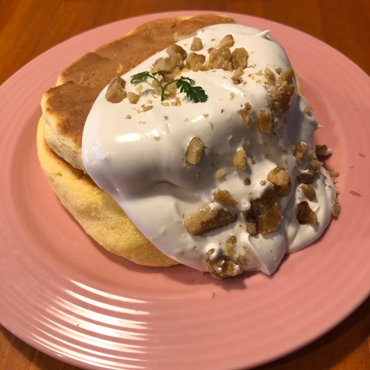 ナッツクリームパンケーキ