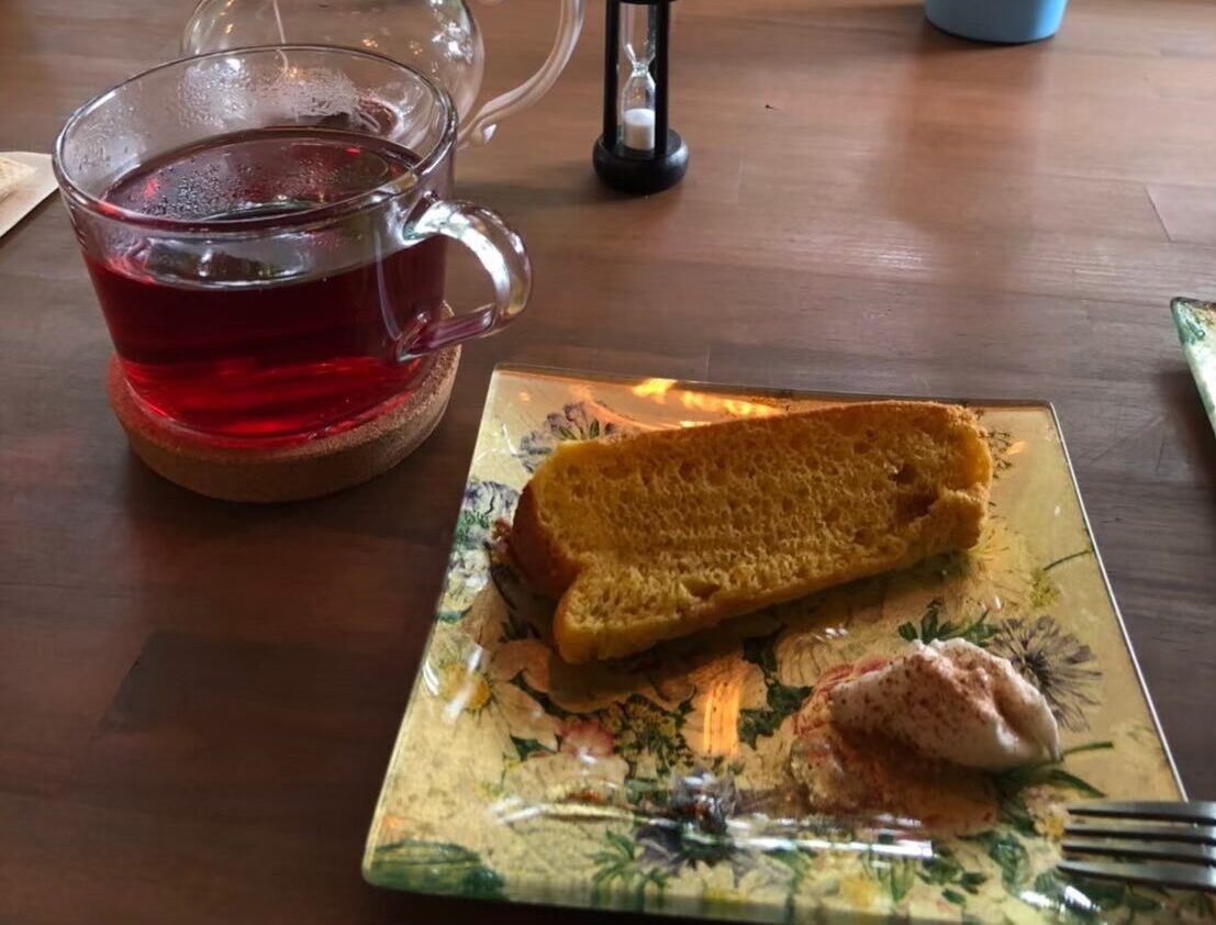 ハナプレートデザートの写真